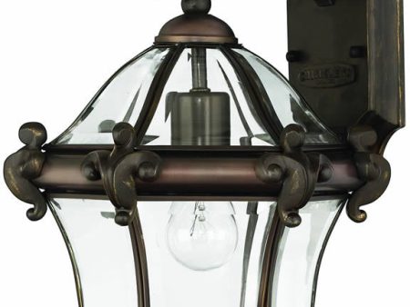 14 H San Clemente 1-Light Outdoor Wall Lantern Copper Bronze For Cheap