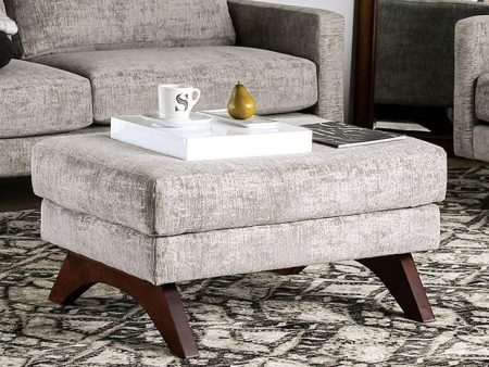 Harlech Gray Ottoman Online Sale