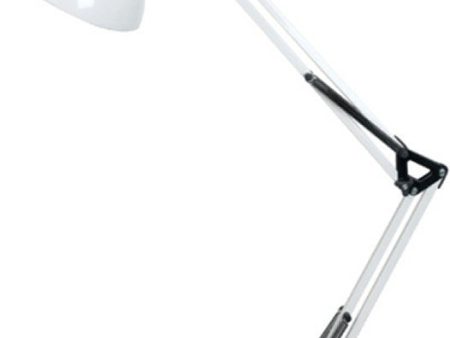 35 H Swing-Arm Lamp White Online now