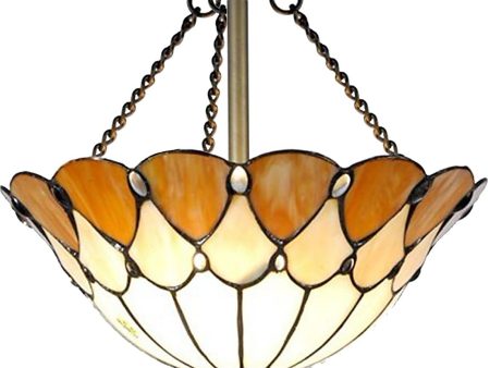 14 W 2-Light Tiffany Mini Pendant Antique Bronze on Sale