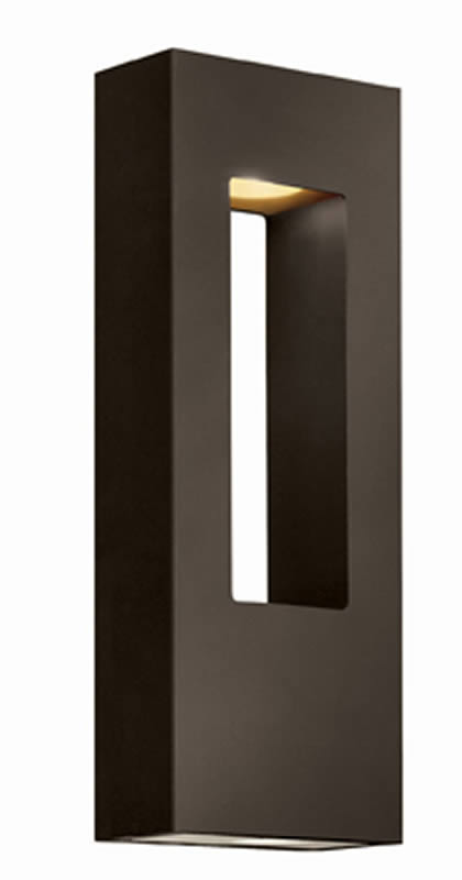 16 H Atlantis 2-Light LED Outdoor Wall Mount Bronze Online Hot Sale