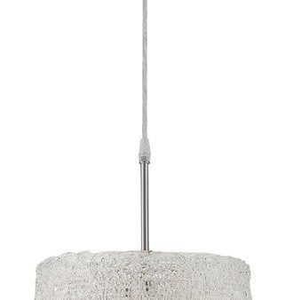 13 W Clare 1-Light Pendant Lamp Polished Steel For Discount