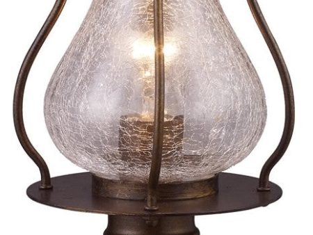 20 H Wikshire 1-Light Outdoor Post Mount Coffee Bronze For Cheap