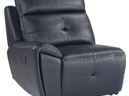 Avenue Left Side Reclining Chair in Navy 9469NVB-LR For Sale