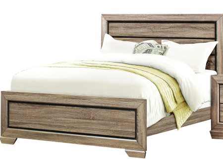 Beechnut Queen Panel Bed in Natural 1904-1 For Sale