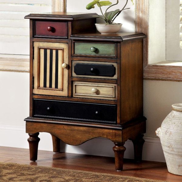 NECHE Multi Antique Walnut Accent Chest on Sale