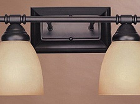 16 W Apollo 2-Light Bath Sconce Oil Rubbed Bronze Online Sale