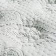 SIDDALEE White Gray 16  Euro Pillow Top Mattress, E.King Online