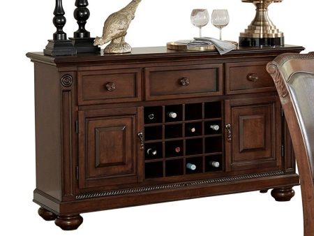 Lordsburg Server in Brown Cherry 5473-40 Online Sale