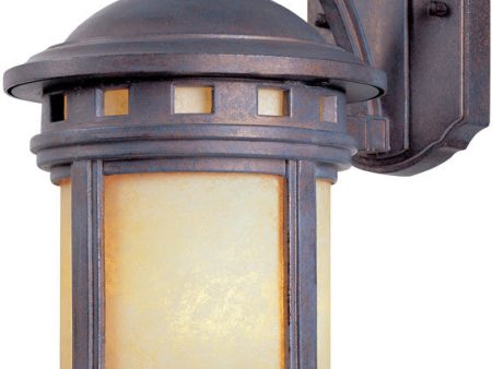 11 H Sedona 1-Light Outdoor Wall Lantern Mediterranean Patina Online Hot Sale