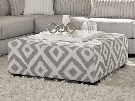 HERMISTON Ottoman, Gray For Cheap