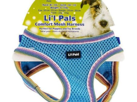 Comfort Mesh Harness Blue Lagoon Small (Neck: 8-10 ) by Li l Pals Online Hot Sale