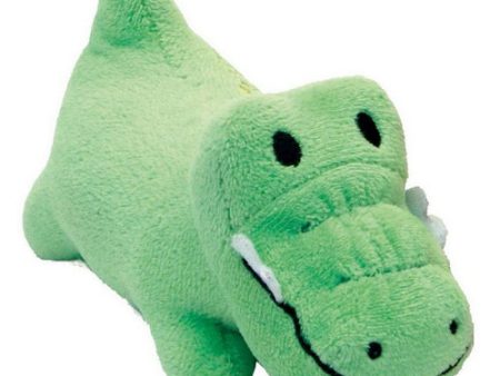 Ultra Soft Plush Gator Squeaker Toy 1 count (4.5 L) by Li l Pals Fashion