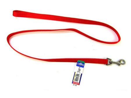 Nylon Lead - Red 4  Long x 5 8  Wide by Coastal Pet Online