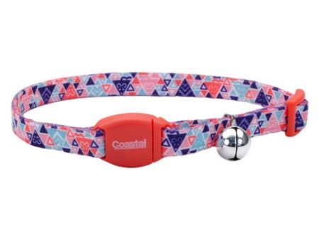 Safe Cat Breakaway Collar Collar Multi Triangle 12 L x 3 8 W by Coastal Pet Cheap