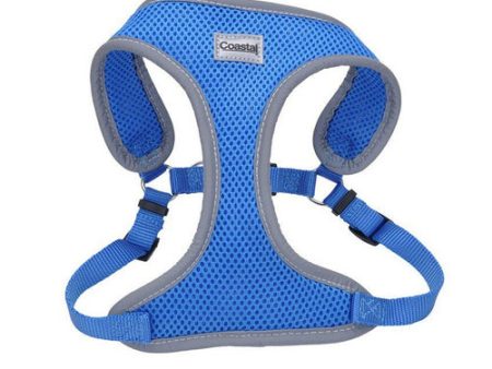 Comfort Soft Reflective Wrap Adjustable Dog Harness - Blue Lagoon X-Small - 16-19  Girth - (5 8  Straps) by Coastal Pet For Sale