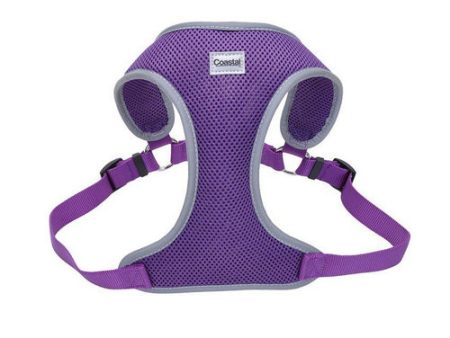 Comfort Soft Reflective Wrap Adjustable Dog Harness - Purple Medium - 22-28  Girth - (3 4  Straps) by Coastal Pet Online