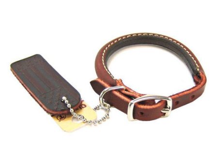 Latigo Leather Round Collar 10  Long x 3 8  Wide by Circle T Leather Online