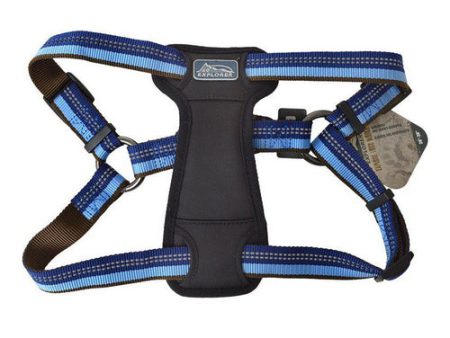 K9 Explorer Sapphire Reflective Adjustable Padded Dog Harness Fits 20 -30  Girth - (1  Straps) by Coastal Pet on Sale