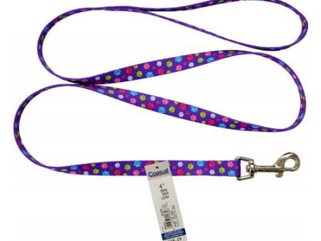 Pet Attire Styles Nylon Dog Leash - Special Paw 4  Long x 5 8  Wide by Coastal Pet For Cheap