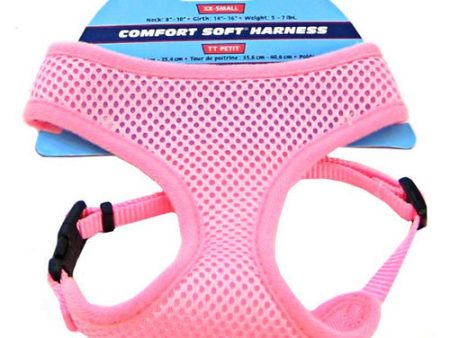 Comfort Soft Adjustable Harness - Pink XX-Small - Dogs 5-7 lbs -(Girth Size 14 -16 ) by Coastal Pet Online