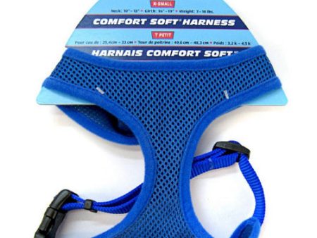 Comfort Soft Adjustable Harness - Blue X Small - 5 8  Width (Girth Size 16 -19 ) by Coastal Pet Online now