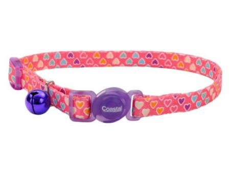 Safe Cat Breakaway Collar Multi Heart 12 L x 3 8 W by Coastal Pet Online Hot Sale