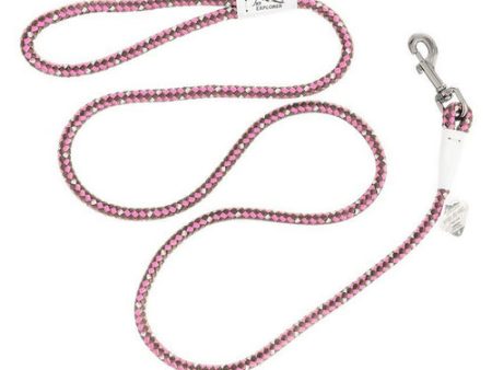 K9 Explorer Reflective Braided Rope Snap Leash - Rosebud 6  Lead by Coastal Pet Supply