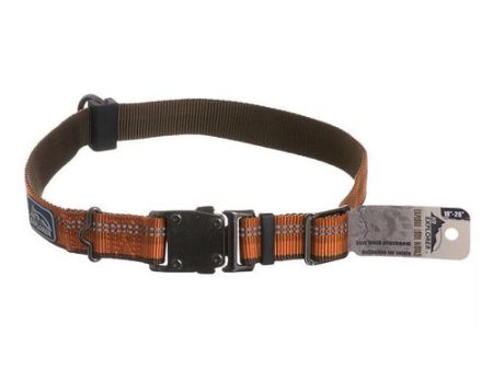 K9 Explorer Reflective Adjustable Dog Collar - Campfire Orange 26  Long x 1  Wide by Coastal Pet Hot on Sale