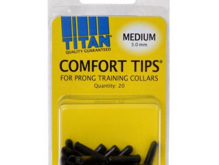 Comfort Tips for Prong Training Collars Medium (3.0 mm) - 20 Count by Titan For Cheap