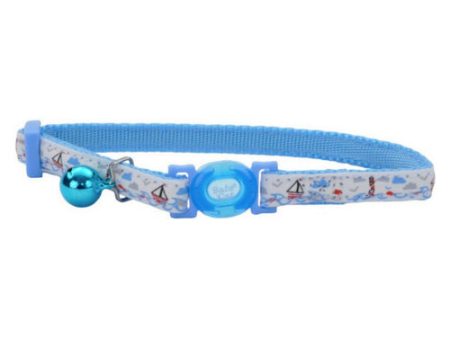 Safe Cat Glow in the Dark Adjustable Collar Boat 12 L x 3 8 W by Coastal Pet Online Hot Sale