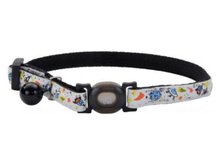 Safe Cat Glow in the Dark Adjustable Collar Galaxy 12 L x 3 8 W by Coastal Pet Hot on Sale