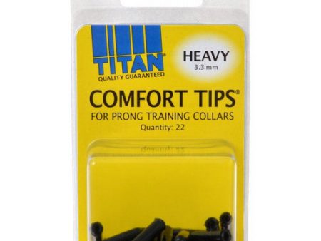 Comfort Tips for Prong Training Collars Heavy (3.3 mm) - 22 Count by Titan Online now