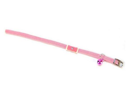 Collar With Bow - Pink 6 -8  Long x 5 16  Wide by Li l Pals Hot on Sale