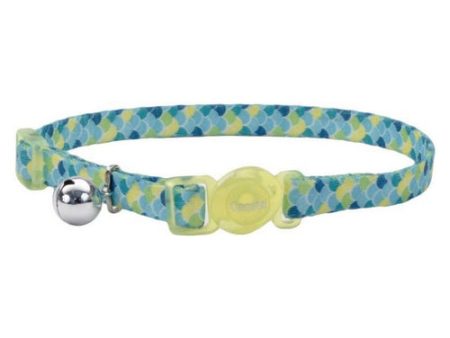 Safe Cat Breakaway Collar Lime Teal 12 L x 3 8 W by Coastal Pet on Sale